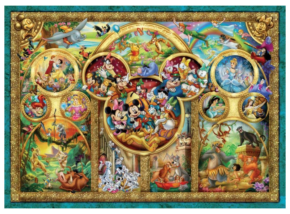 RAVENSBURGER Puzzle Disney - Nejkrásnější pohádky 1000 dílků