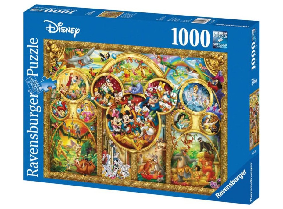 RAVENSBURGER Puzzle Disney - Nejkrásnější pohádky 1000 dílků