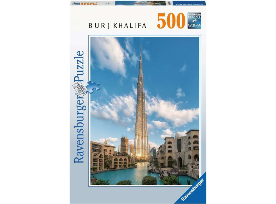 RAVENSBURGER Puzzle Burdž Chalífa, Dubaj 500 dílků