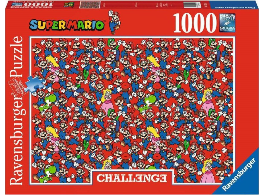 RAVENSBURGER Puzzle Challenge: Super Mario 1000 dílků