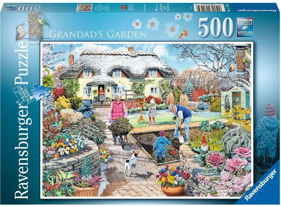 RAVENSBURGER Puzzle Dědečkova zahrada 500 dílků