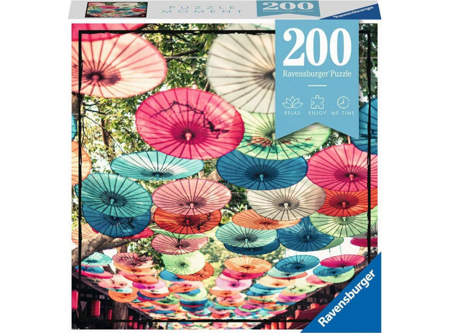 RAVENSBURGER Puzzle Moment: Deštníky 200 dílků