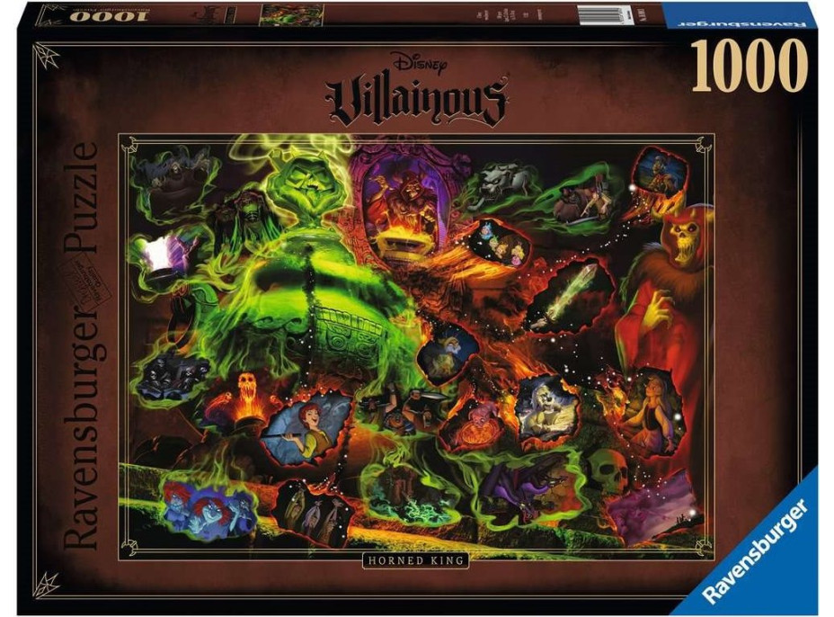 RAVENSBURGER Puzzle Disney Villainous: Horned King 1000 dílků