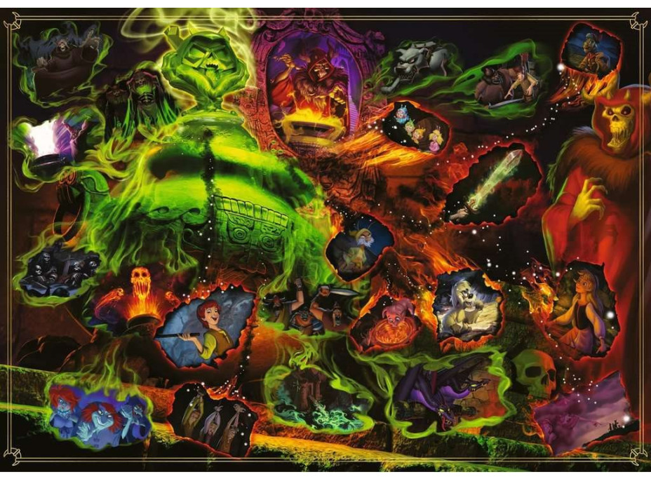 RAVENSBURGER Puzzle Disney Villainous: Horned King 1000 dílků