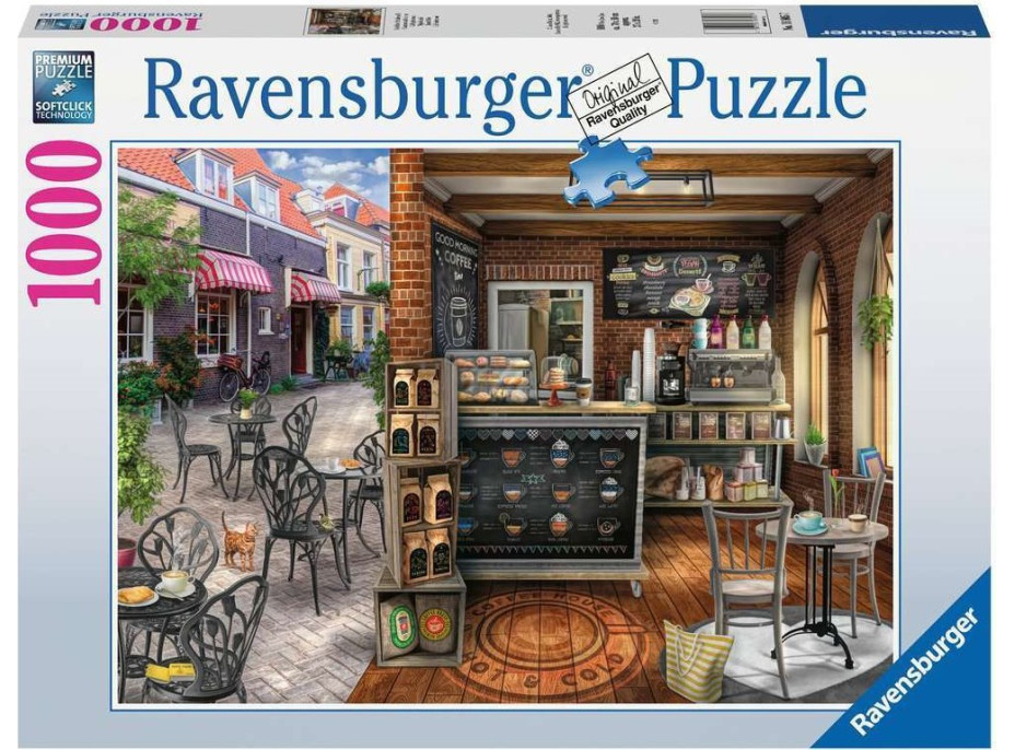 RAVENSBURGER Puzzle Kavárna 1000 dílků