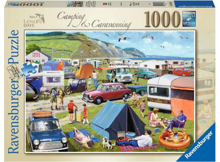 RAVENSBURGER Puzzle Kempování v karavanu 1000 dílků