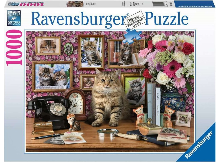 RAVENSBURGER Puzzle Moje drahá kočka 1000 dílků