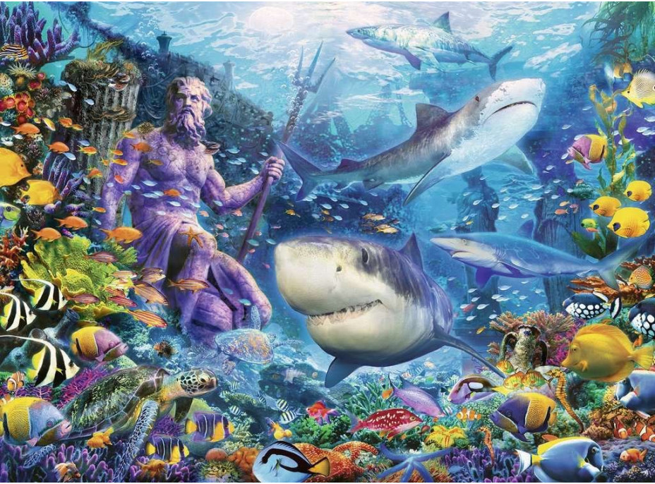 RAVENSBURGER Puzzle Král moří 500 dílků