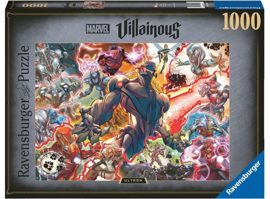 RAVENSBURGER Puzzle Marvel Villainous: Ultron 1000 dílků