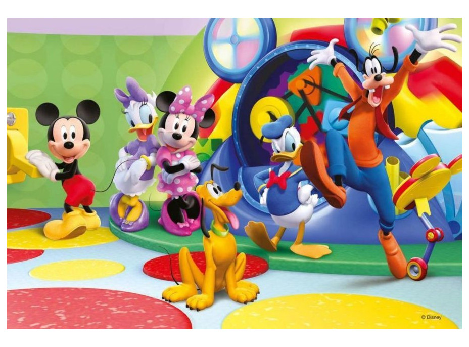 RAVENSBURGER Puzzle Mickey Mouse s přáteli 2x12 dílků