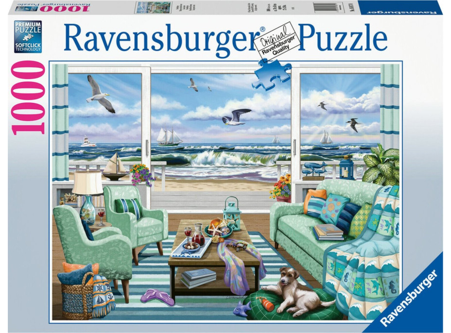 RAVENSBURGER Puzzle Odpočinek na pláži 1000 dílků