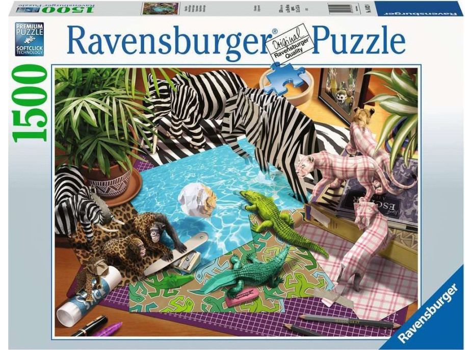 RAVENSBURGER Puzzle Origami zvířata 1500 dílků