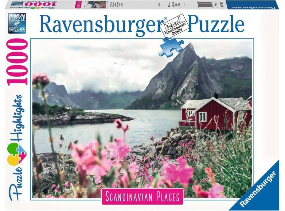 RAVENSBURGER Puzzle Reine, Lofoty 1000 dílků