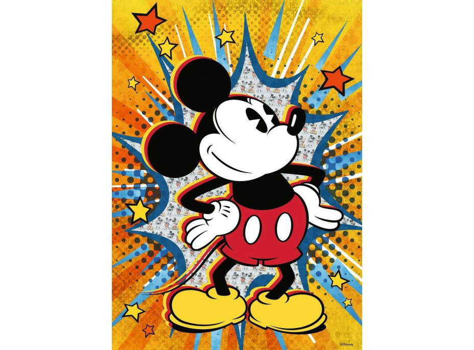 RAVENSBURGER Puzzle Retro Mickey Mouse 1000 dílků