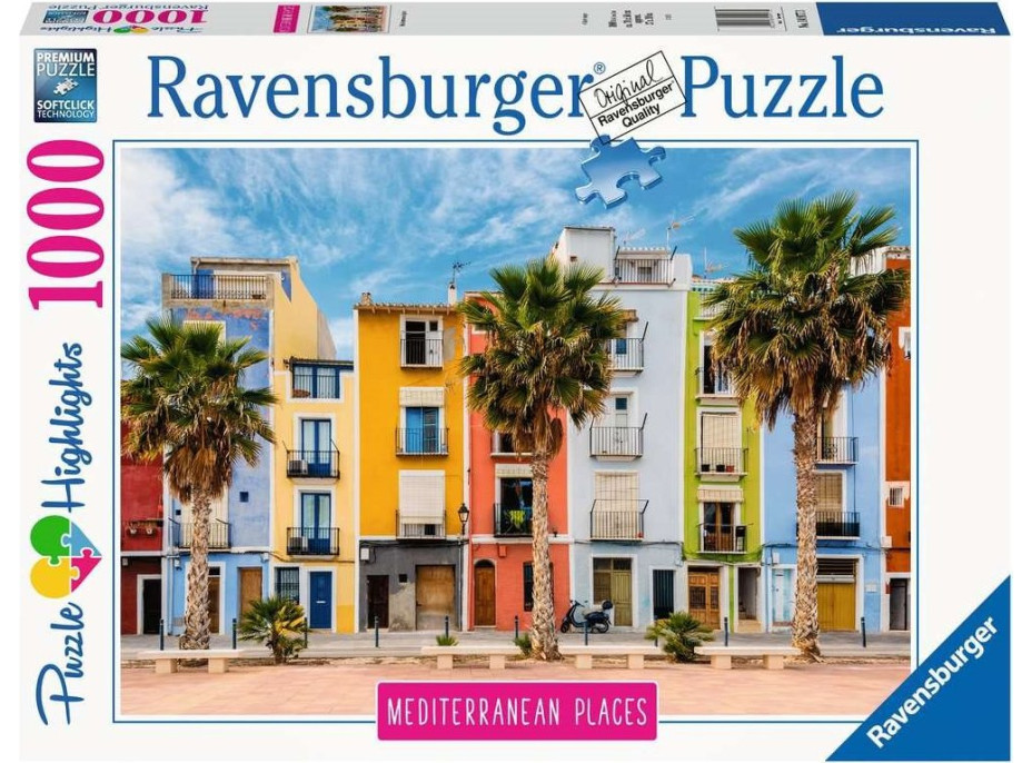 RAVENSBURGER Puzzle Španělsko 1000 dílků