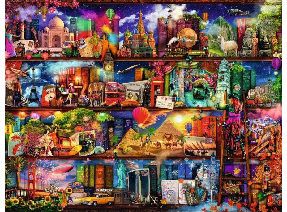 RAVENSBURGER Puzzle Svět knih 2000 dílků