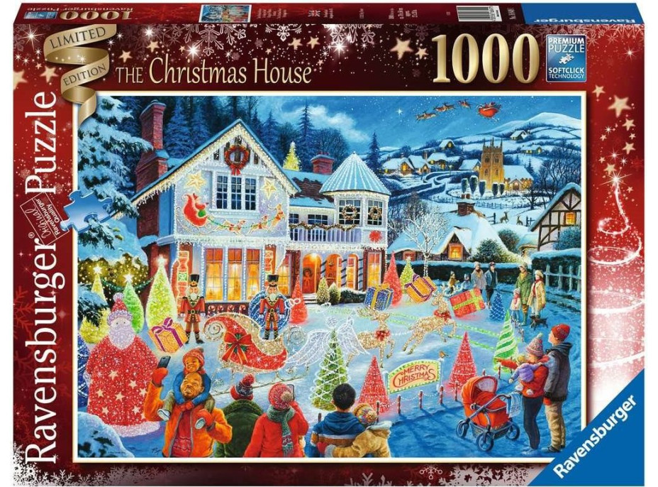 RAVENSBURGER Puzzle Vánoční dům 1000 dílků