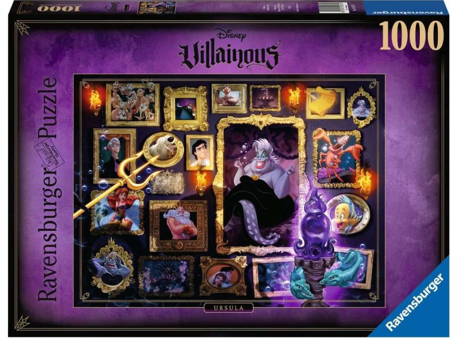 RAVENSBURGER Puzzle Disney Villainous: Uršula 1000 dílků