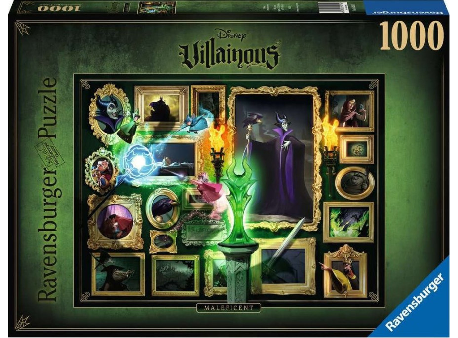 RAVENSBURGER Puzzle Disney Villainous: Zloba 1000 dílků