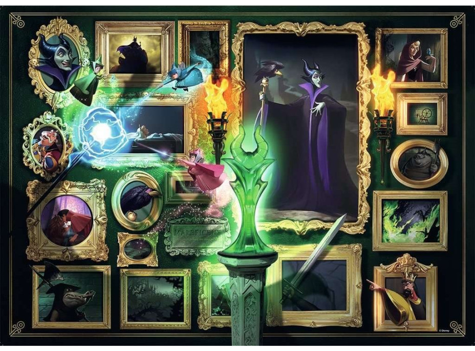 RAVENSBURGER Puzzle Disney Villainous: Zloba 1000 dílků