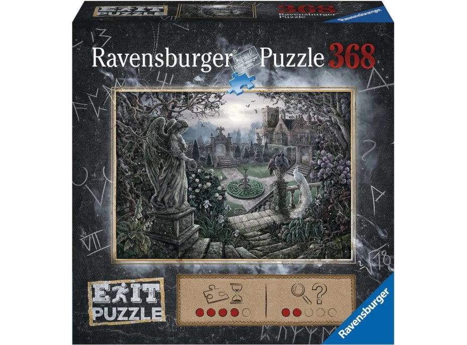 RAVENSBURGER Únikové EXIT puzzle Zámecká zahrada 368 dílků