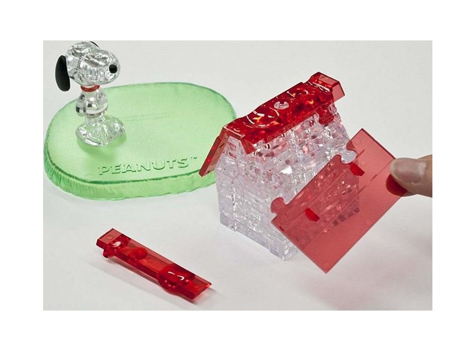 HCM KINZEL 3D Crystal puzzle Snoopy a domek 50 dílků