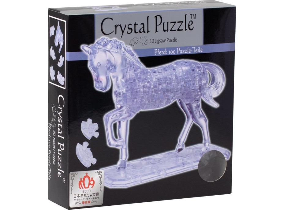 HCM KINZEL 3D Crystal puzzle Kůň 100 dílků