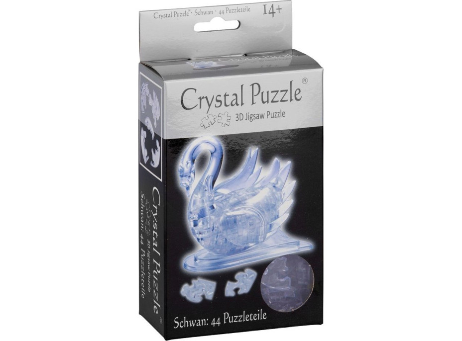 HCM KINZEL 3D Crystal puzzle Labuť bílá 44 dílků