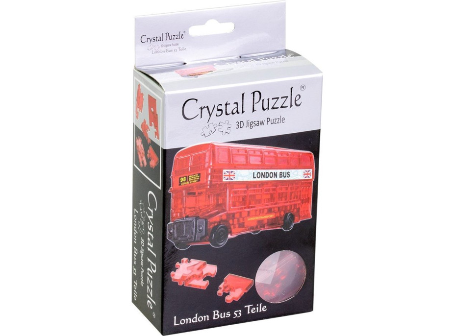 HCM KINZEL 3D Crystal puzzle Londýnský autobus 53 dílků