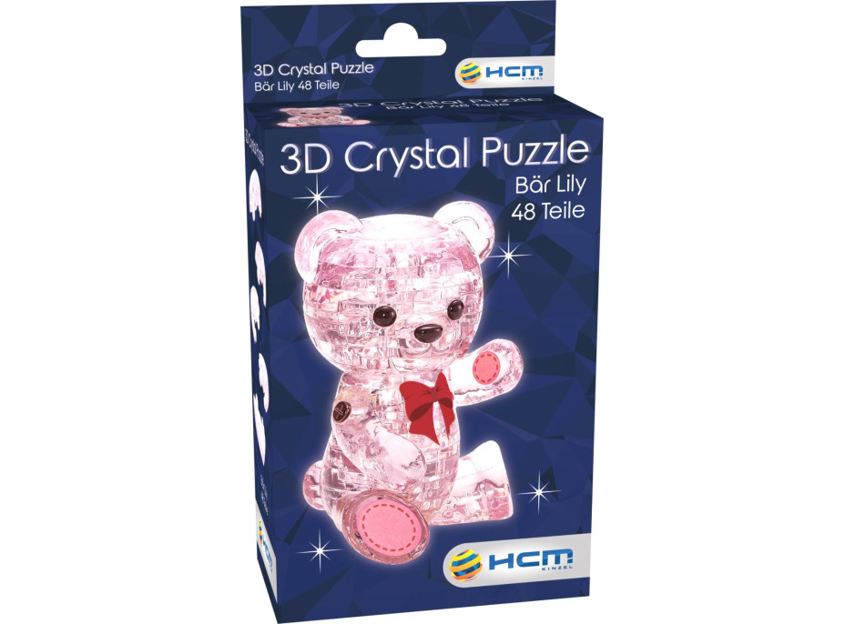 HCM KINZEL 3D Crystal puzzle Medvědice Lily 48 dílků