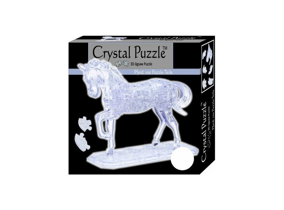 HCM KINZEL 3D Crystal puzzle Kůň 100 dílků