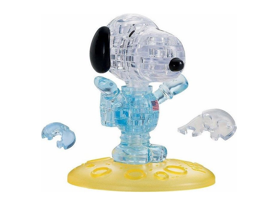 HCM KINZEL 3D Crystal puzzle Astronaut Snoopy 35 dílků