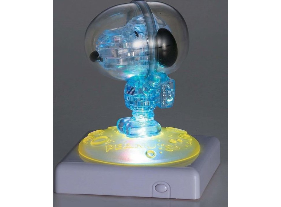 HCM KINZEL 3D Crystal puzzle Astronaut Snoopy 35 dílků