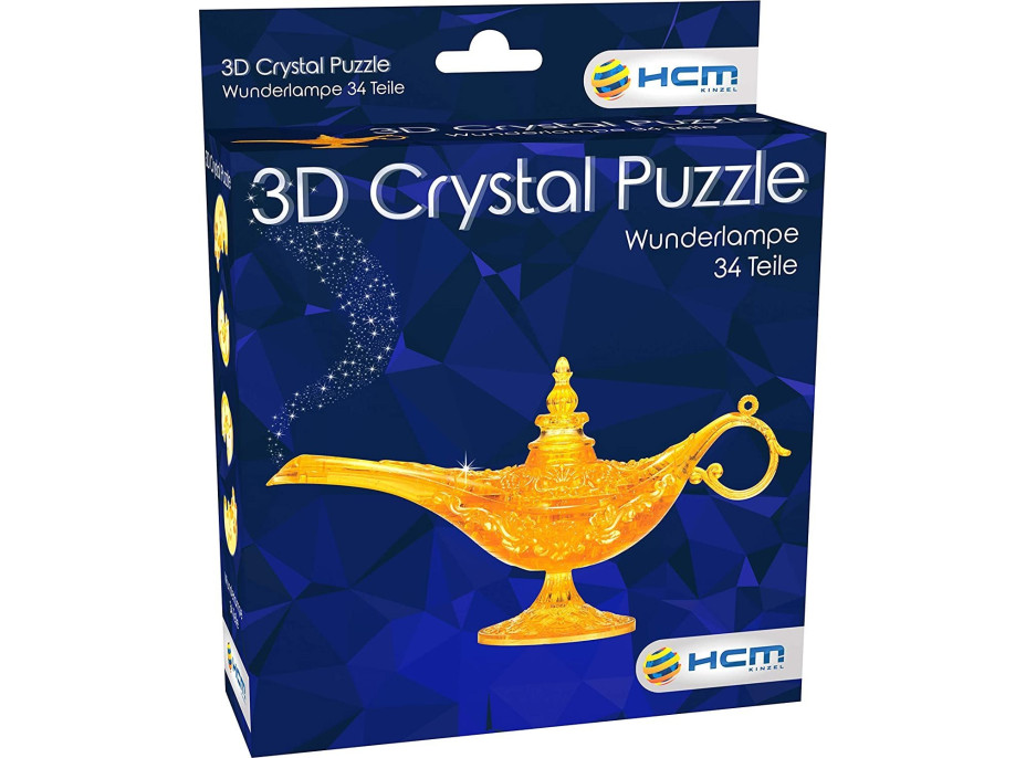 HCM KINZEL 3D Crystal puzzle Aladinova lampa 34 dílků