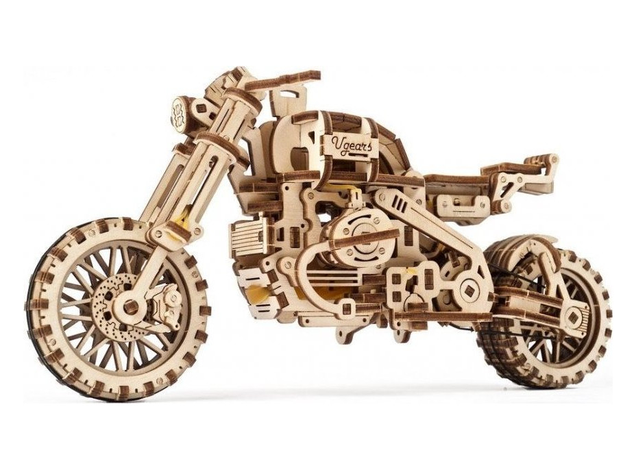 UGEARS 3D puzzle Motorka se sajdkárou 380 dílků