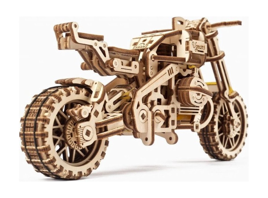 UGEARS 3D puzzle Motorka se sajdkárou 380 dílků