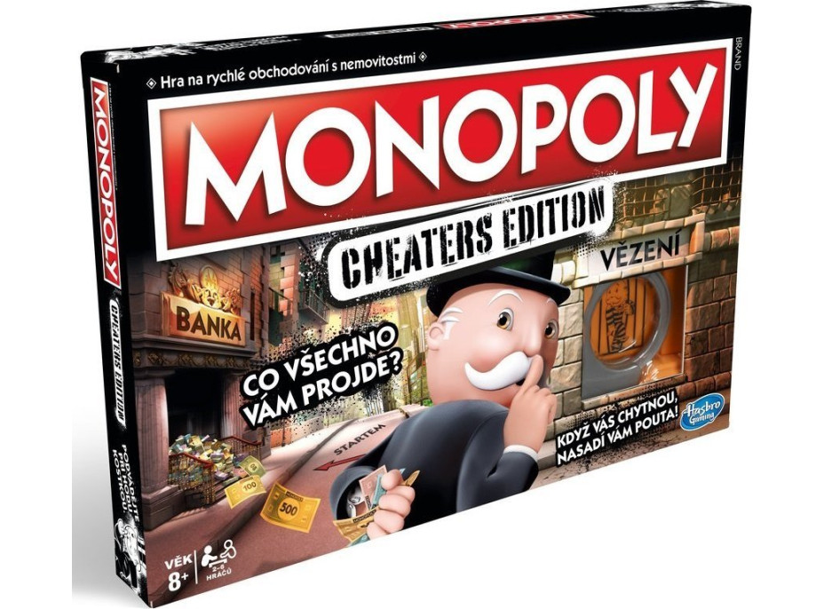 HASBRO Monopoly Cheaters edition CZ