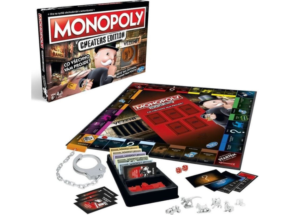 HASBRO Monopoly Cheaters edition CZ