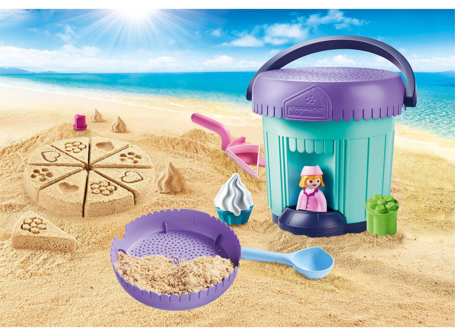 PLAYMOBIL® 1.2.3.,Sand 70339 Sada na písek Pekařství