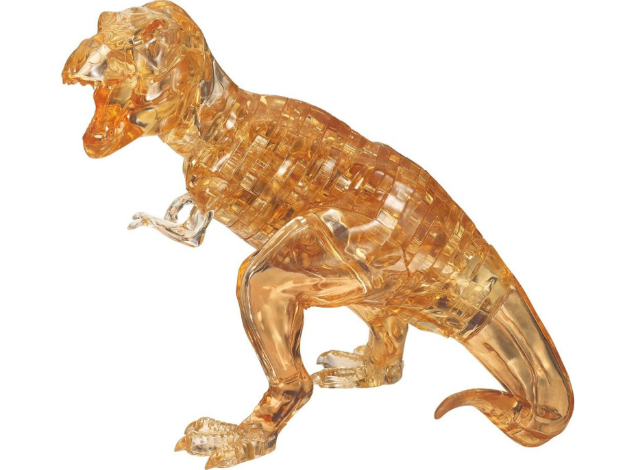 HCM KINZEL 3D Crystal puzzle Tyranosaurus žlutý 49 dílků