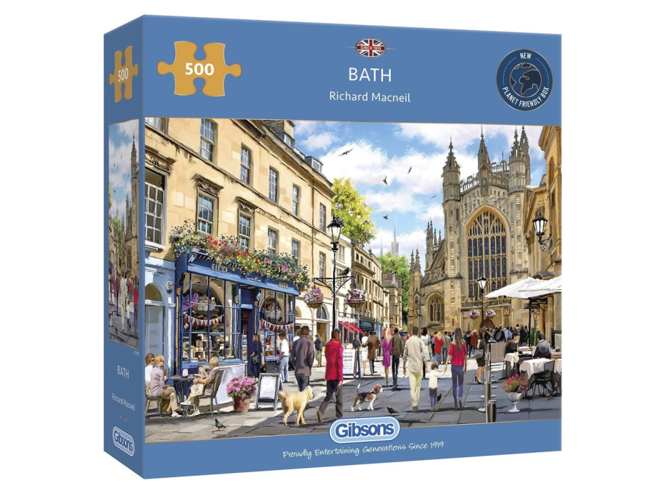 GIBSONS Puzzle Bath, Velká Británie 500 dílků