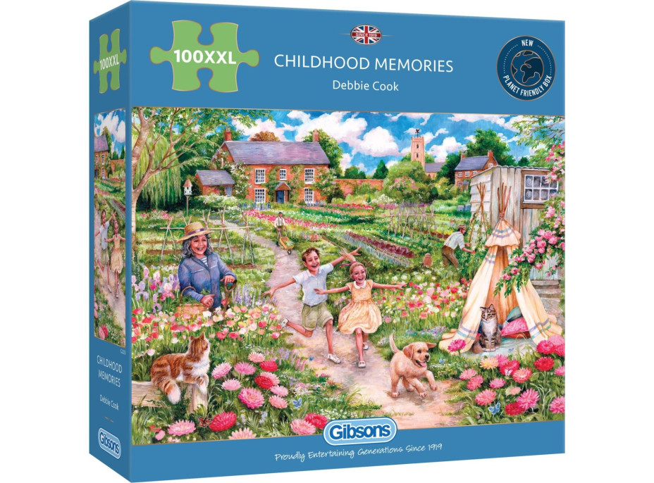 GIBSONS Puzzle Vzpomínky na dětství XXL 100 dílků