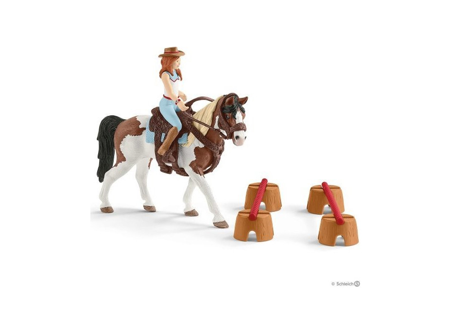 SCHLEICH Horse Club® 42441 Hannah a jezdecká sada na western