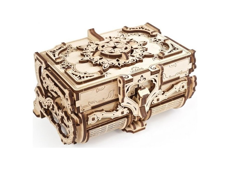 UGEARS 3D puzzle Antická šperkovnice 185 dílků