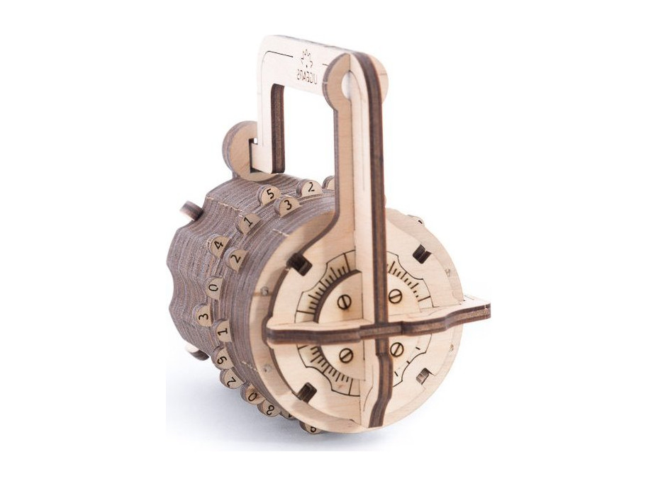 UGEARS 3D puzzle Číselný zámek 34 dílků