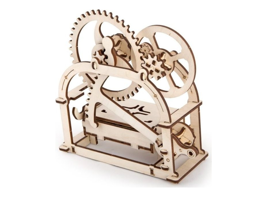 UGEARS 3D puzzle Mechanická krabička 61 dílků