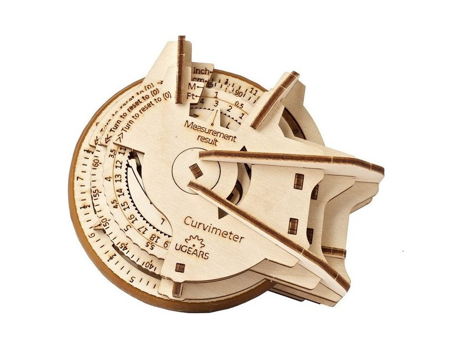 UGEARS 3D puzzle STEM LAB Curvimeter 109 dílků