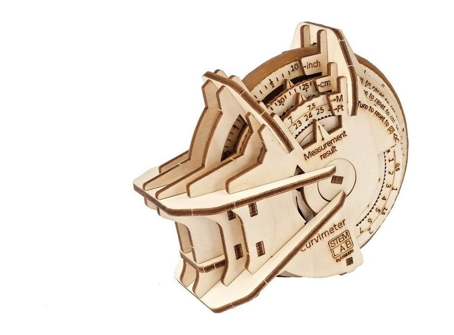 UGEARS 3D puzzle STEM LAB Curvimeter 109 dílků