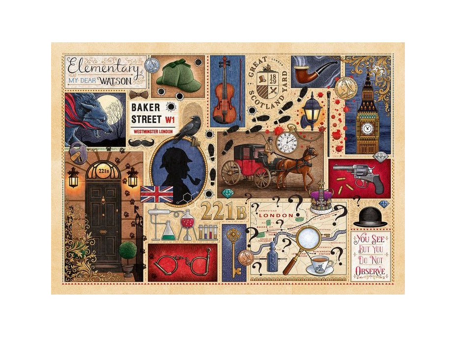 GIBSONS Puzzle Knižní klub: Sherlock Holmes 1000 dílků