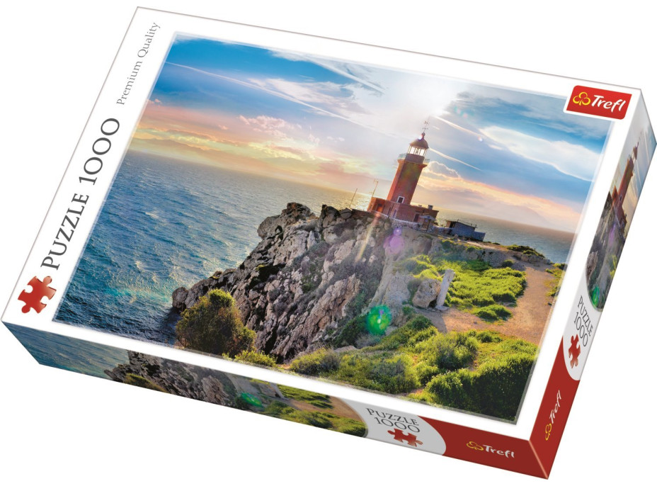 TREFL Puzzle Maják Melagavi, Řecko 1000 dílků